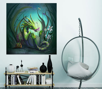 3D Dinosaur Forest 101 Rose Catherine Khan Wall Sticker Wallpaper AJ Wallpaper 2 