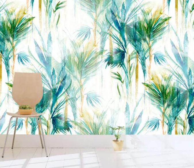 3D Green Plant 032 Wall Murals Wallpaper AJ Wallpaper 2 