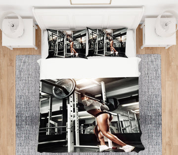 3D Weightlifting 14106 Bed Pillowcases Quilt