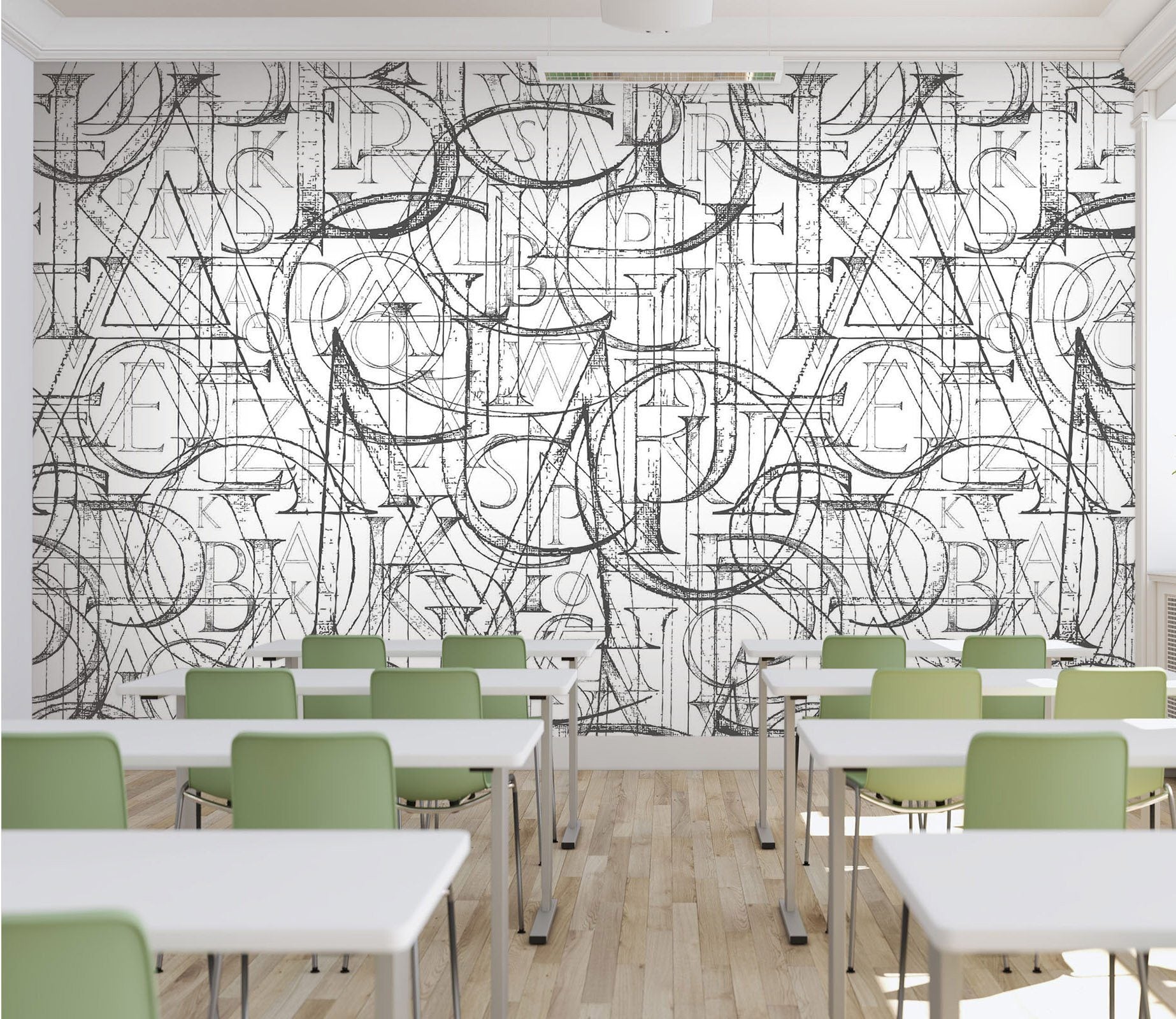 3D abstract letters 53 Wall Murals Wallpaper AJ Wallpaper 2 