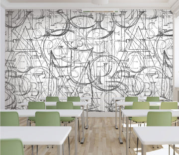 3D abstract letters 53 Wall Murals Wallpaper AJ Wallpaper 2 