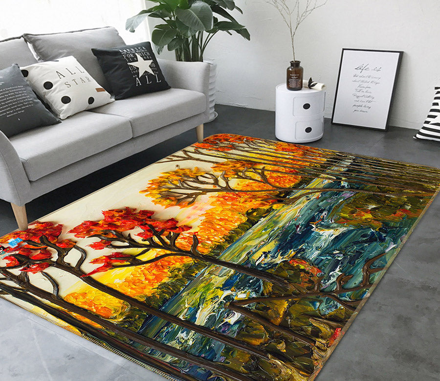 3D Forest 66097 Non Slip Rug Mat