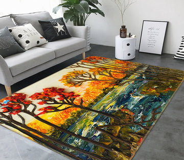 3D Forest 66097 Non Slip Rug Mat