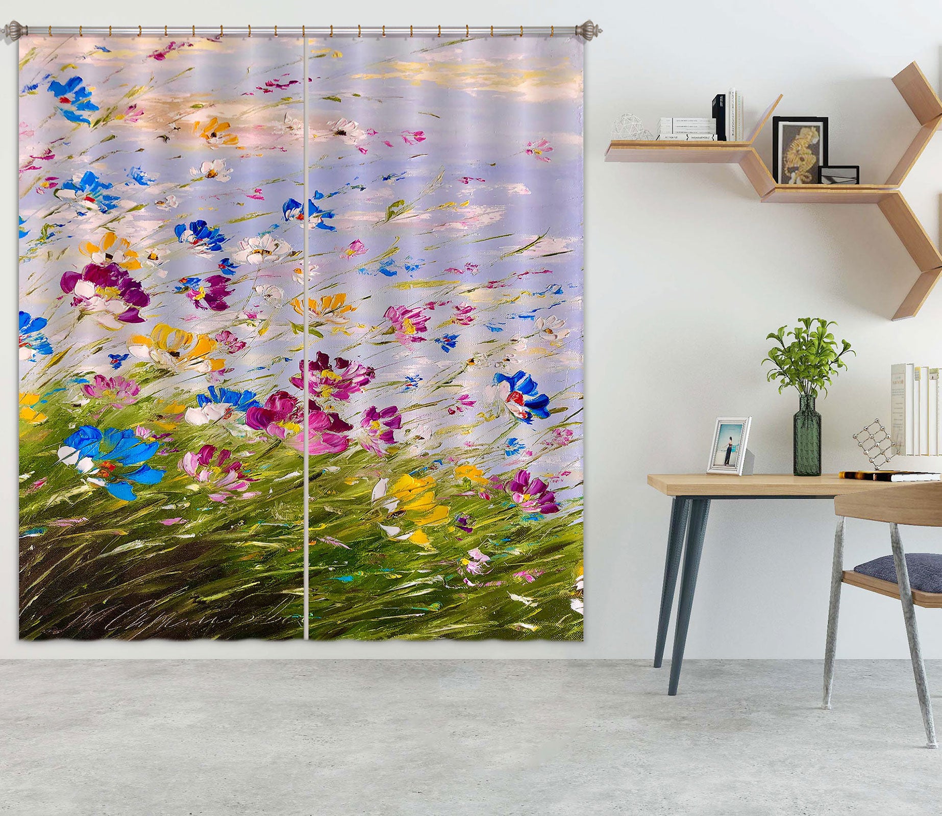 3D Beautiful Petals 388 Skromova Marina Curtain Curtains Drapes