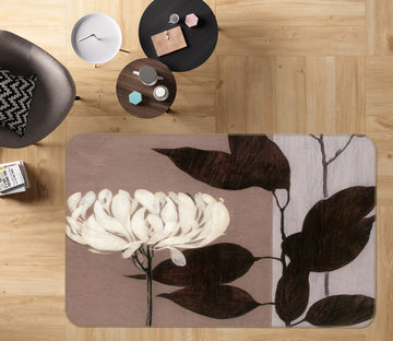 3D Flower Leaf 32071 Non Slip Rug Mat