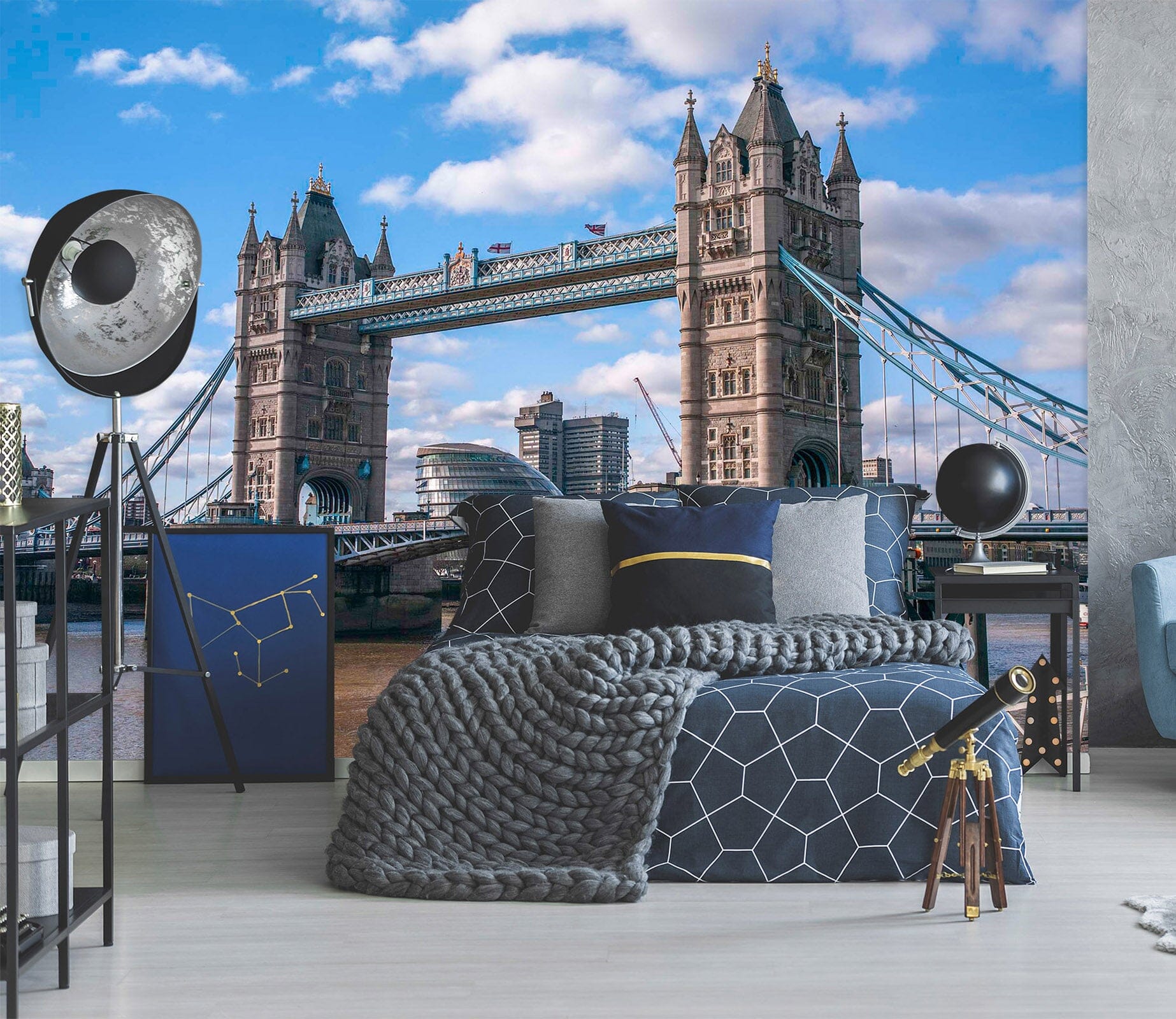 3D Tower Bridge 1402 Assaf Frank Wall Mural Wall Murals Wallpaper AJ Wallpaper 2 