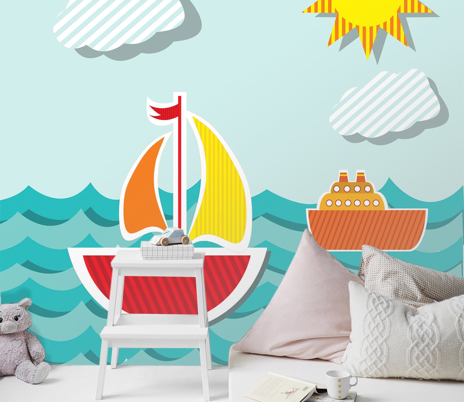 3D Painting Ship 1651 Wall Murals Wallpaper AJ Wallpaper 2 