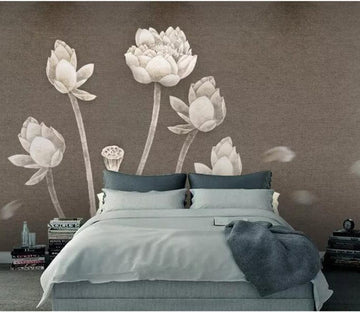 3D Lotus Opening 1989 Wall Murals Wallpaper AJ Wallpaper 2 
