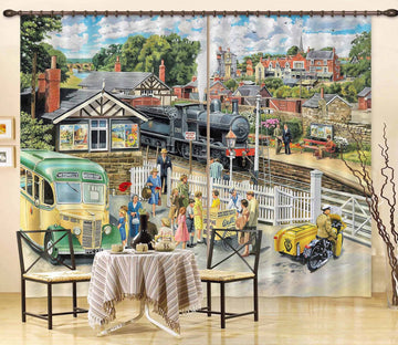 3D Selling Icecream 089 Trevor Mitchell Curtain Curtains Drapes Curtains AJ Creativity Home 