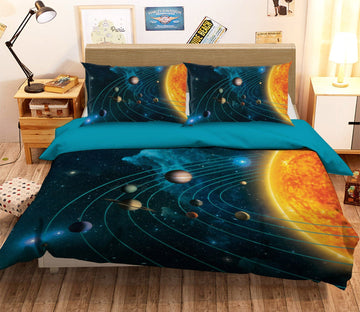 3D Solar System 082 Bed Pillowcases Quilt Exclusive Designer Vincent Quiet Covers AJ Creativity Home 