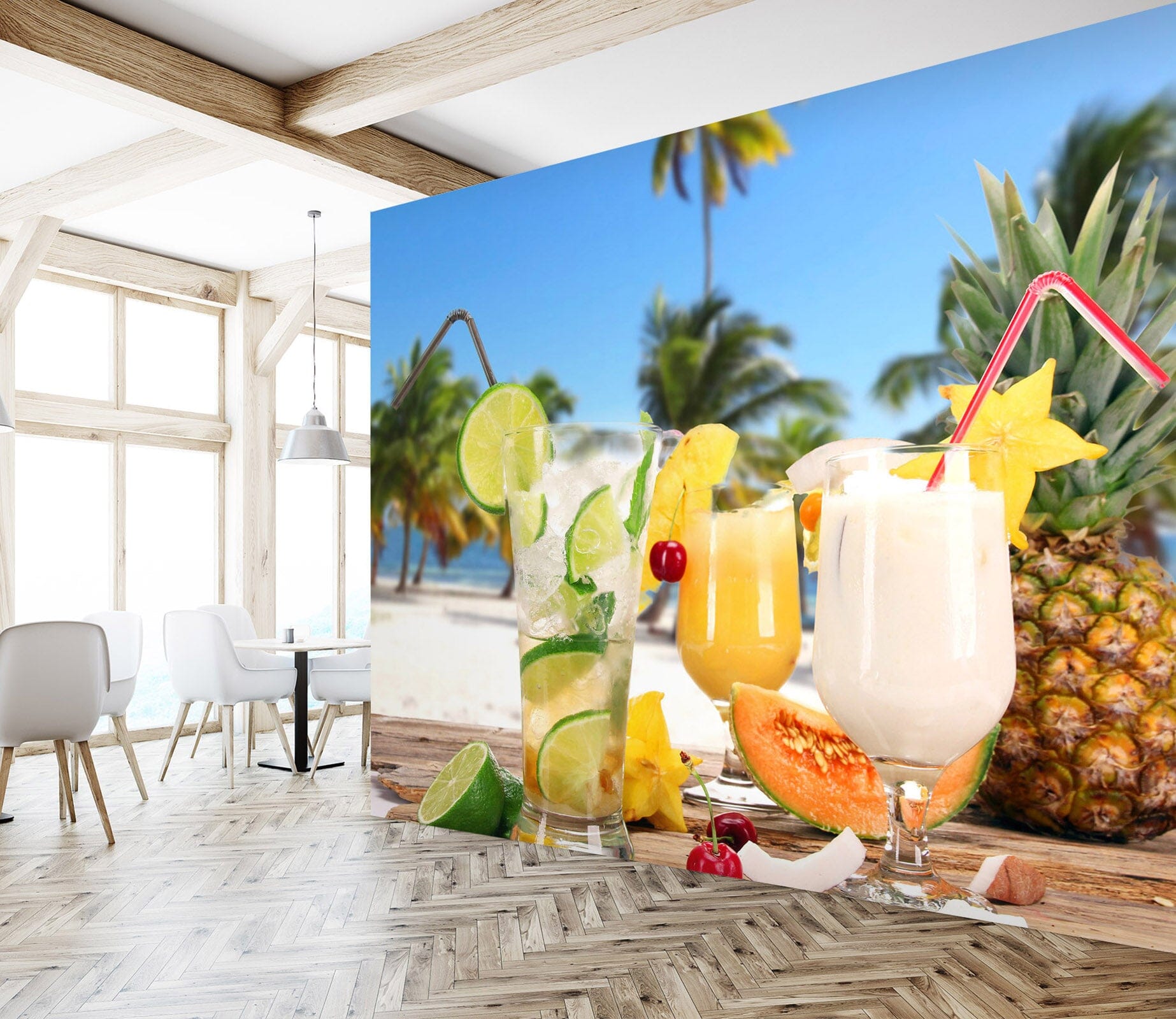 3D Fruit Juice 253 Wall Murals Wallpaper AJ Wallpaper 2 
