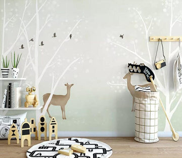 3D Forest Fawn 1994 Wall Murals Wallpaper AJ Wallpaper 2 
