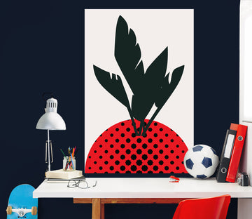 3D Abstract Strawberry 181 Boris Draschoff Wall Sticker