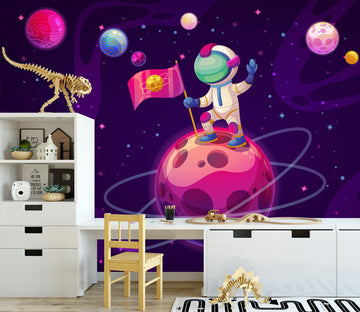 3D Planet Astronaut 58080 Wall Murals