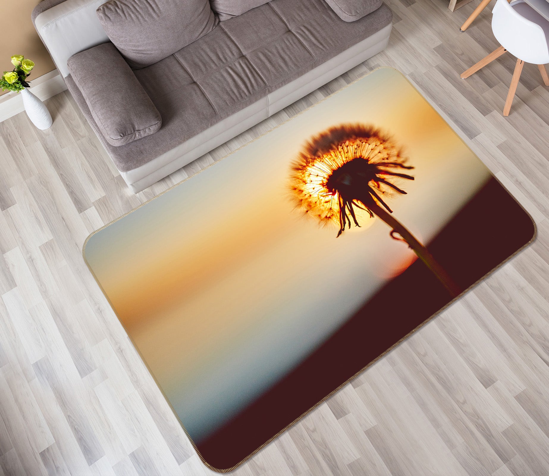 3D Dandelion 30219 Non Slip Rug Mat