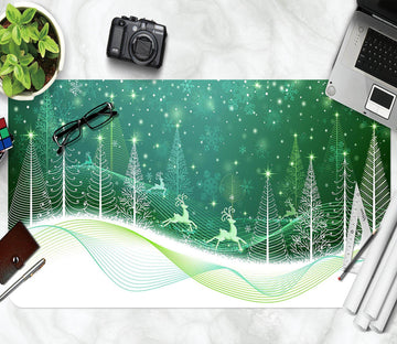 3D Hillside Wave 007 Desk Mat Mat AJ Creativity Home 