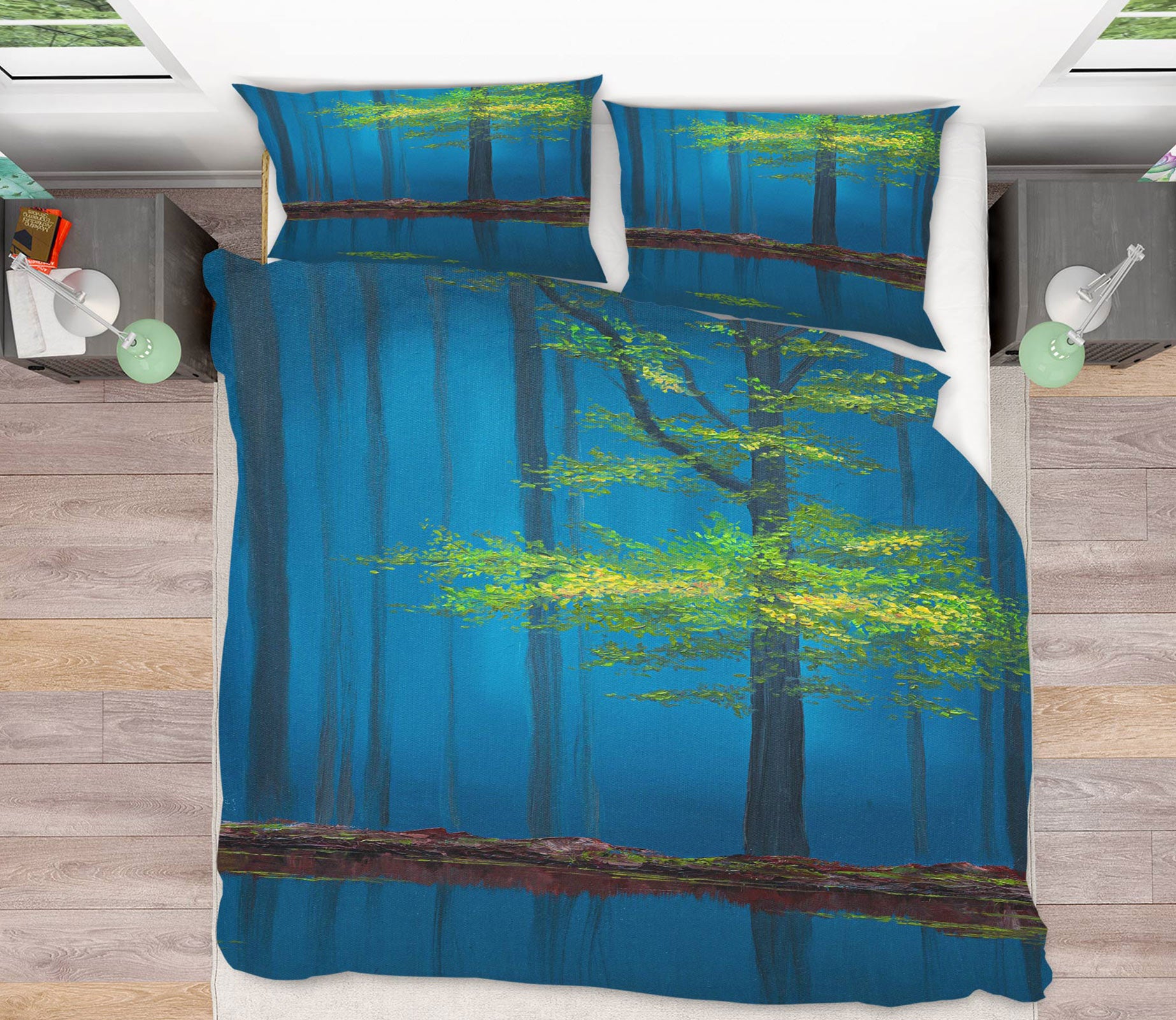 3D Tree 1758 Marina Zotova Bedding Bed Pillowcases Quilt