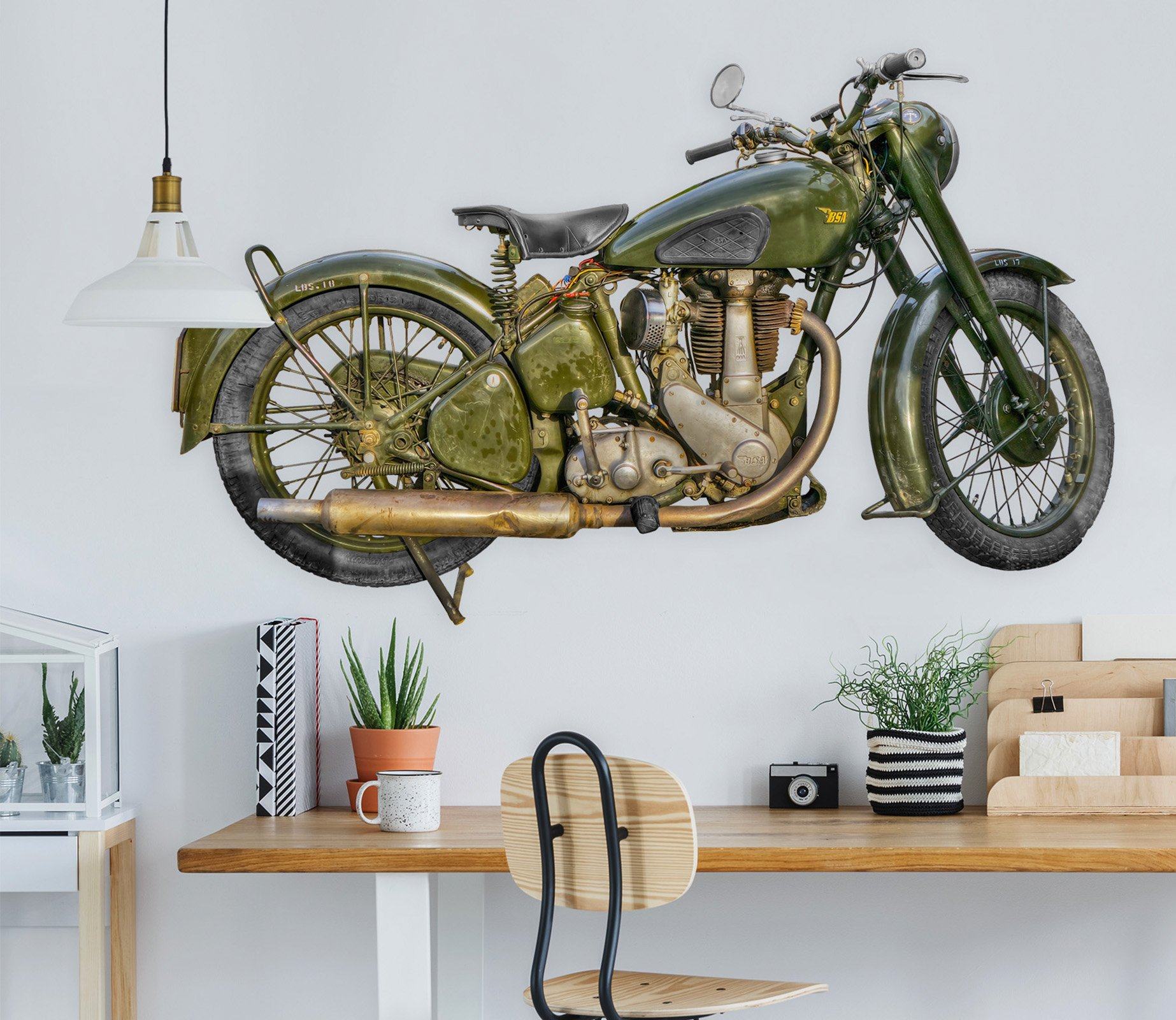 3D BSA 0133 Vehicles Wallpaper AJ Wallpaper 