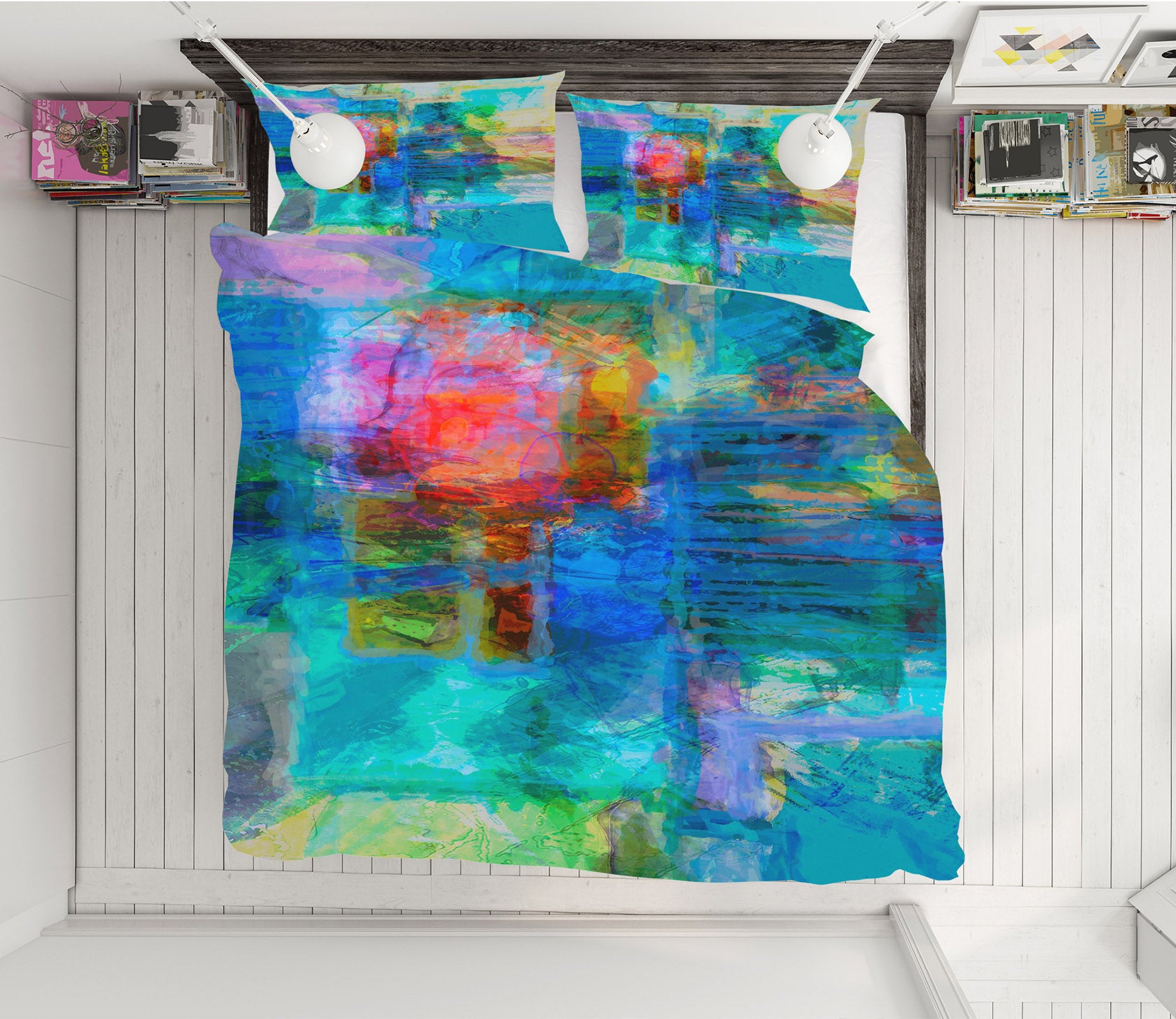 3D Abstract Painting 1010 Michael Tienhaara Bedding Bed Pillowcases Quilt