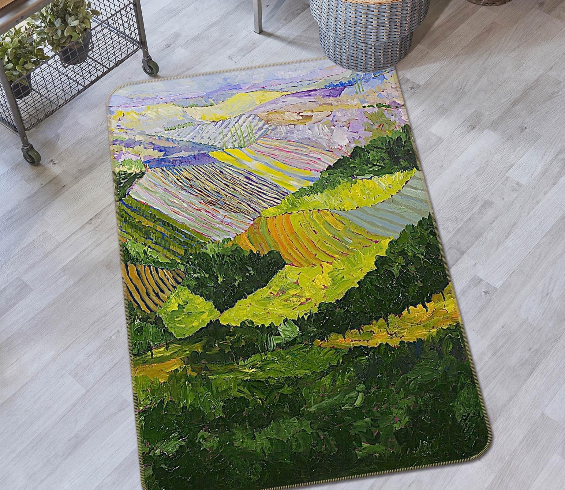 3D Forest And Harvest 1027 Allan P. Friedlander Rug Non Slip Rug Mat Mat AJ Creativity Home 