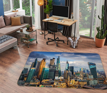 3D City Building 34161 Non Slip Rug Mat