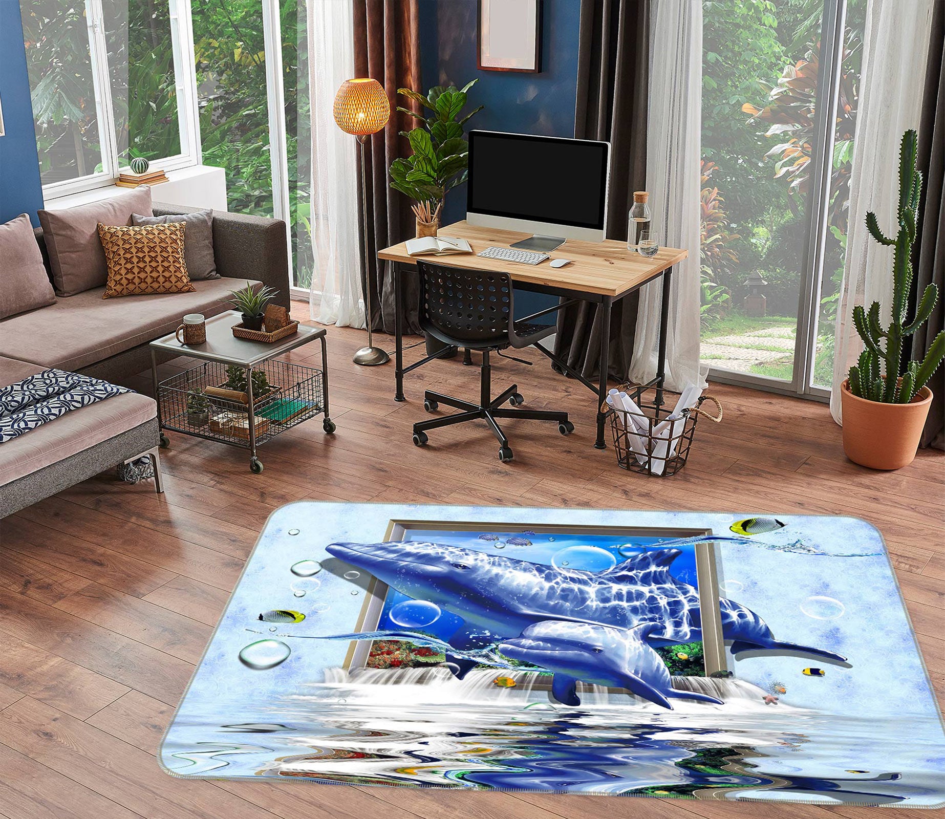 3D Dolphin 76050 Non Slip Rug Mat