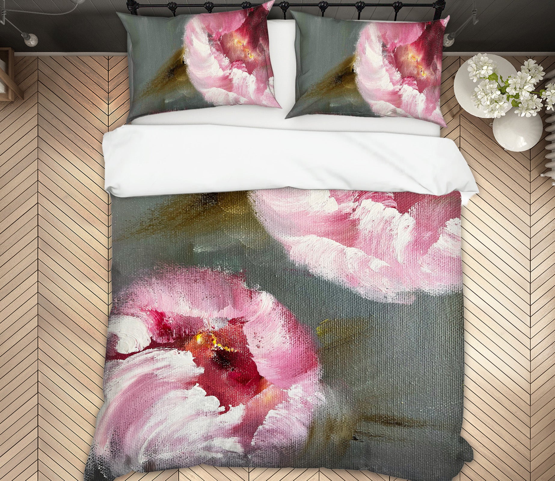3D Painted Flowers 574 Skromova Marina Bedding Bed Pillowcases Quilt