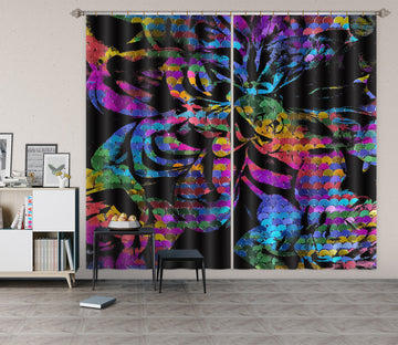 3D Color Scale Pattern 19171 Shandra Smith Curtain Curtains Drapes