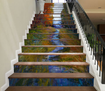 3D River Meadow Trees 104224 Michael Tienhaara Stair Risers
