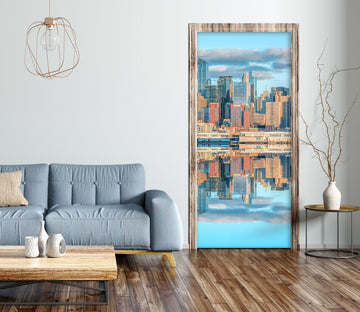 3D Harbour Building Shadow 101159 Assaf Frank Door Mural