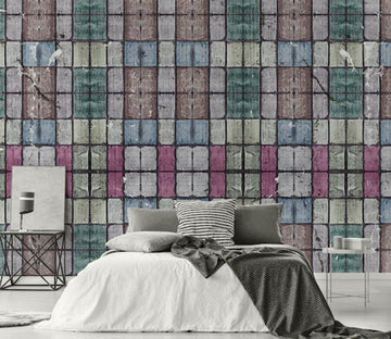 3D Colored Bricks WG096 Wall Murals Wallpaper AJ Wallpaper 2 