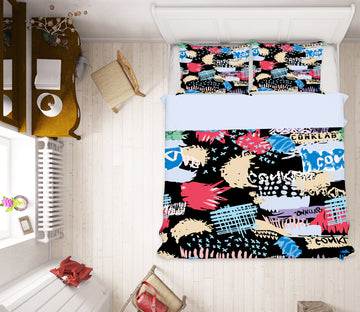 3D Color Patch 59201 Bed Pillowcases Quilt