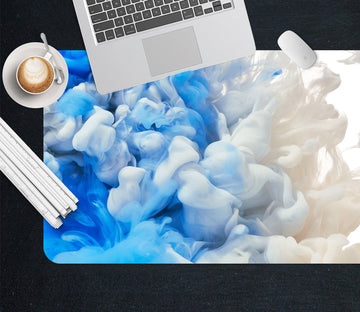 3D Blue And White 17199 Desk Mat