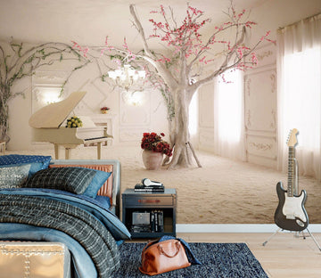 3D Indoor Piano 1726 Wall Murals Wallpaper AJ Wallpaper 2 
