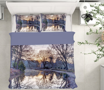 3D River Reflection 1032 Assaf Frank Bedding Bed Pillowcases Quilt Quiet Covers AJ Creativity Home 