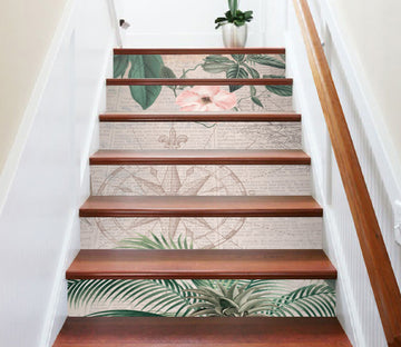 3D Pattern Leaf 11041 Andrea Haase Stair Risers
