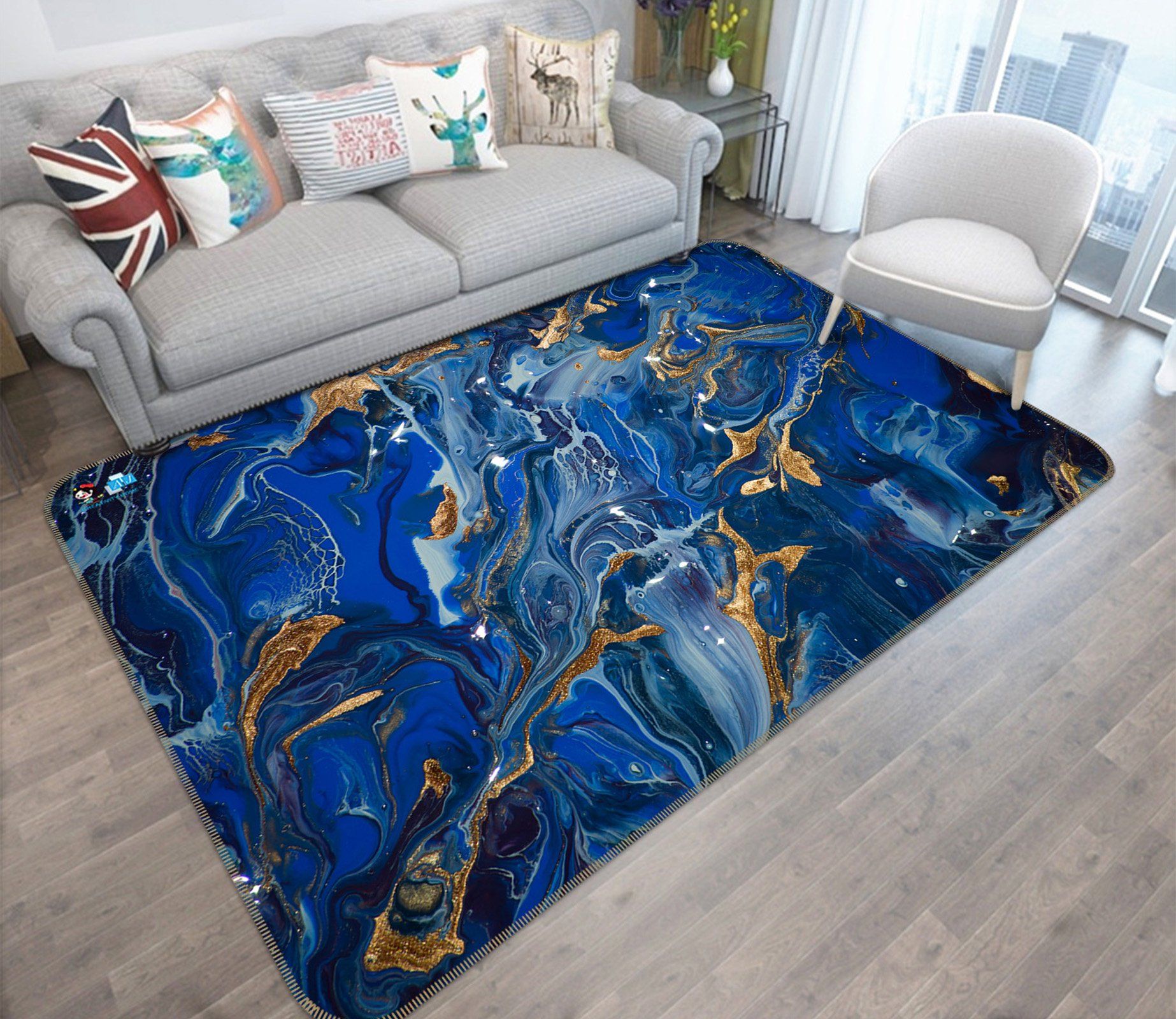 3D Cracked Stone 51 Non Slip Rug Mat Mat AJ Creativity Home 