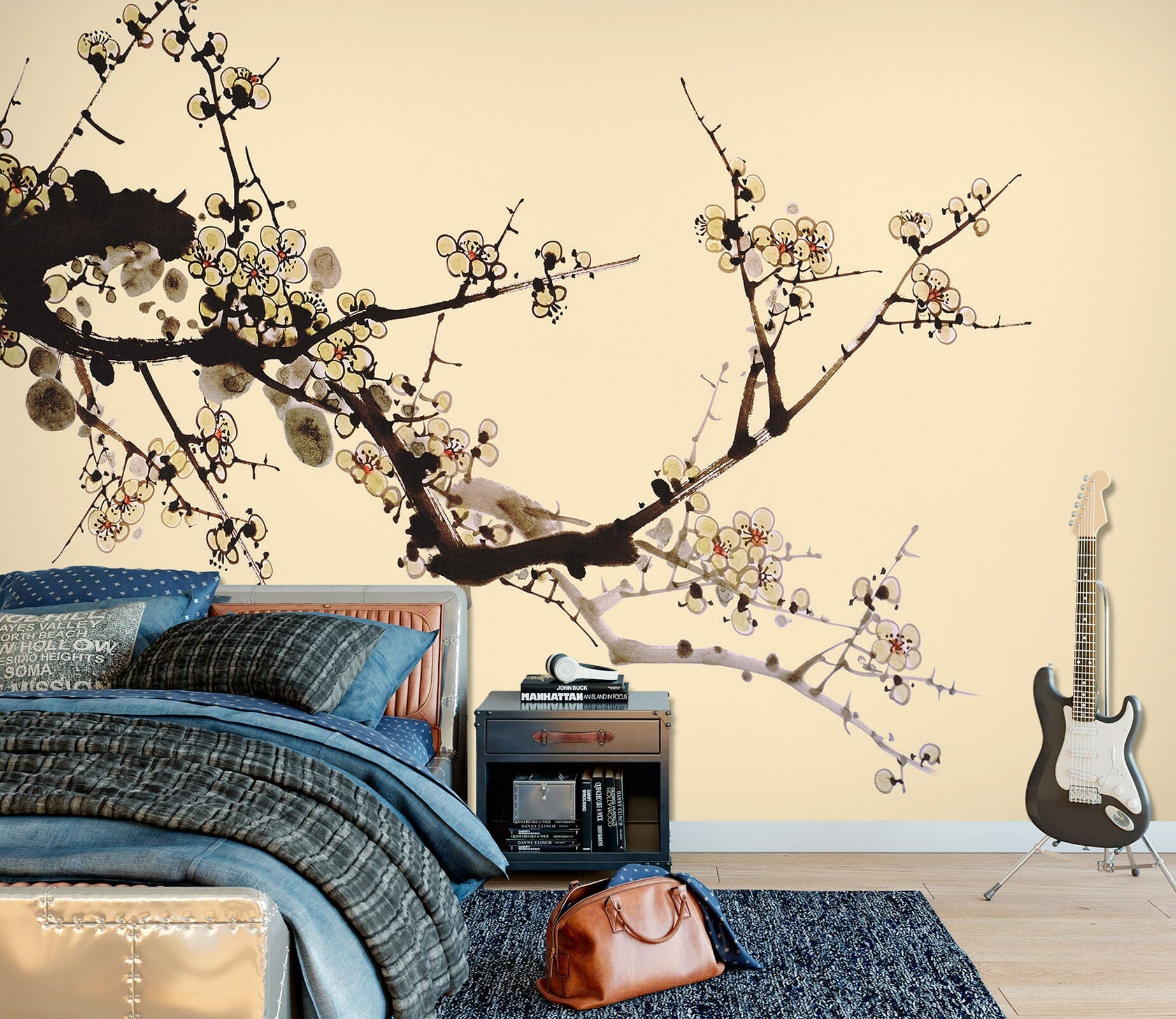 3D Black Branches 1609 Wall Murals Wallpaper AJ Wallpaper 2 