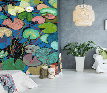 3D Silent Lotus Pond 296 Allan P. Friedlander Wall Mural Wall Murals Wallpaper AJ Wallpaper 2 