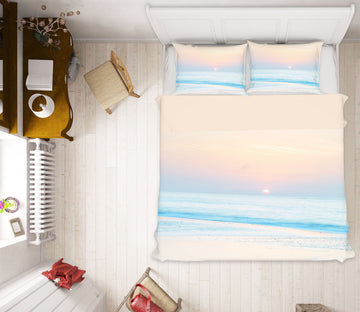3D Sunset Sea 1022 Assaf Frank Bedding Bed Pillowcases Quilt Quiet Covers AJ Creativity Home 