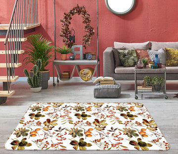 3D Pear Fruit 117 Uta Naumann Rug Non Slip Rug Mat