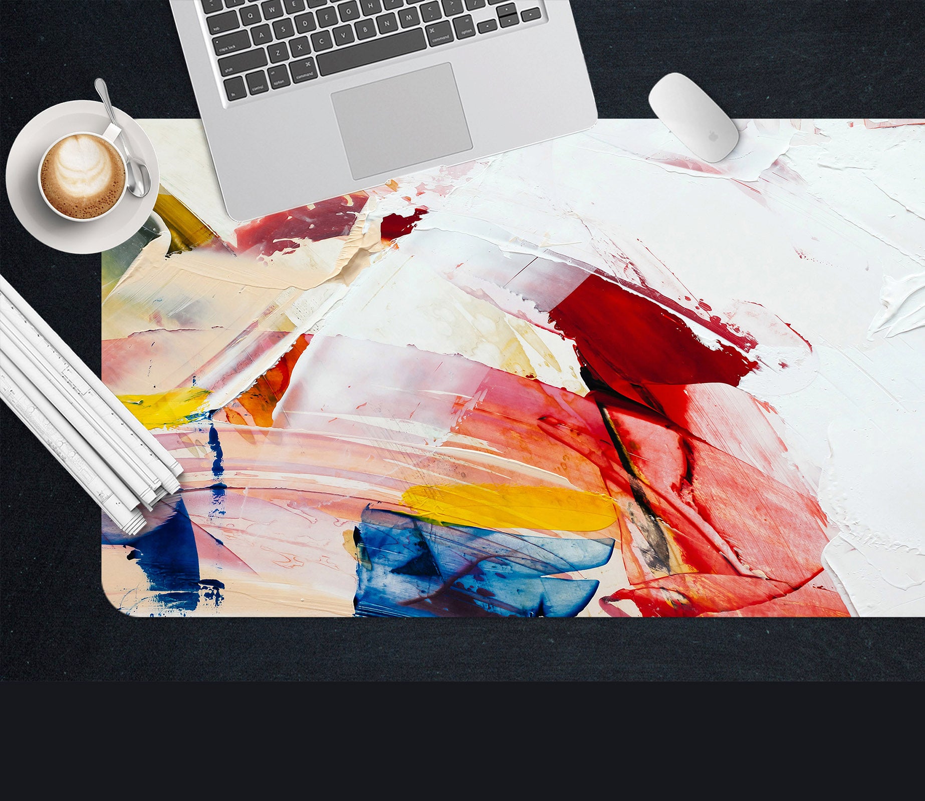 3D Color Pigment 17195 Desk Mat