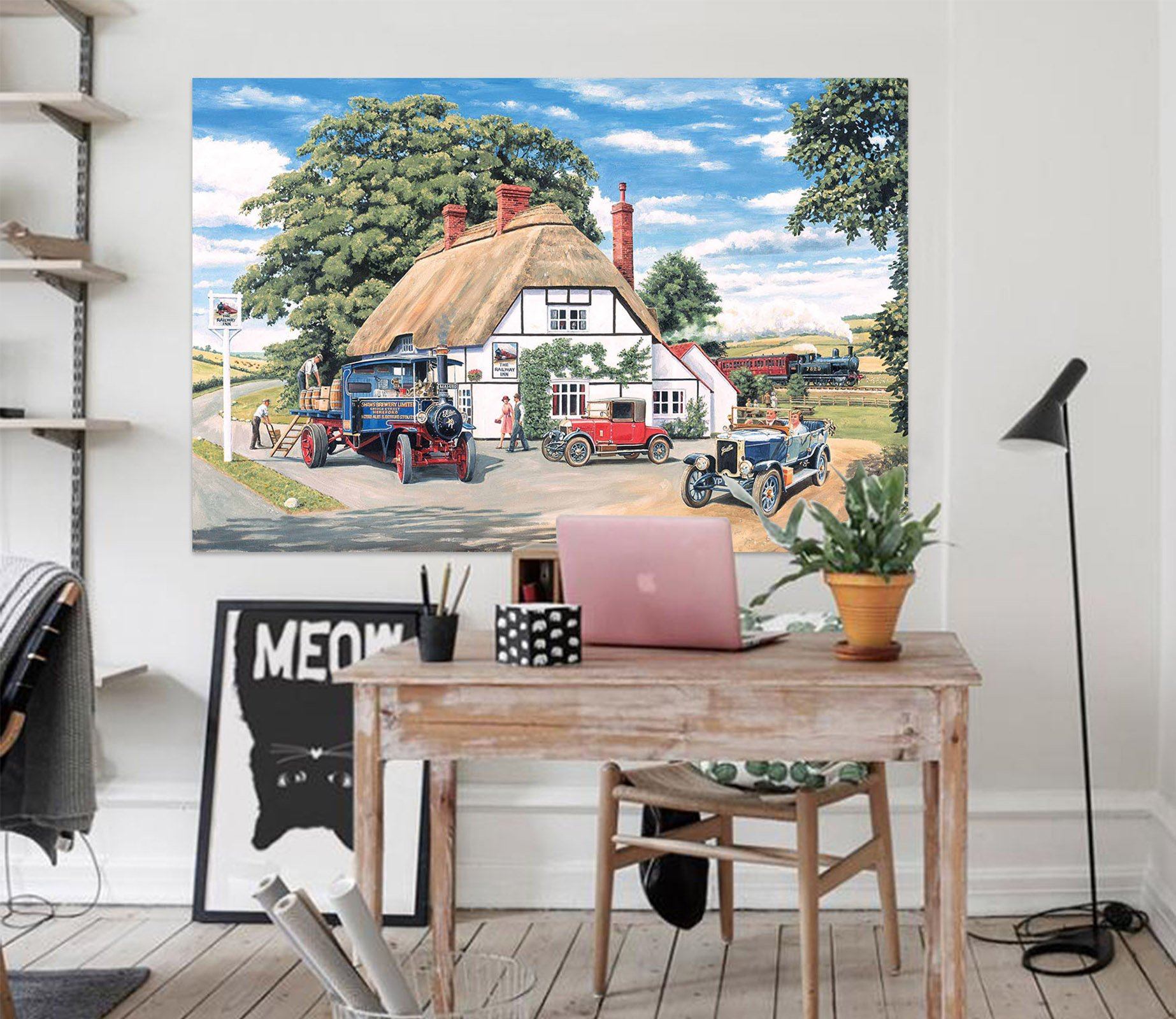 3D Build House 029 Trevor Mitchell Wall Sticker Wallpaper AJ Wallpaper 2 