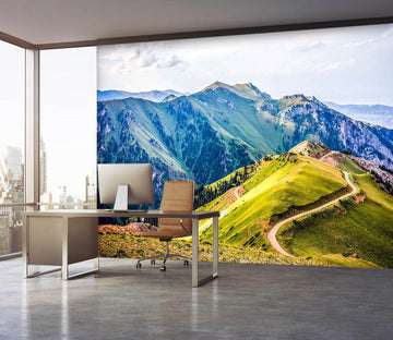 3D Natural Mountain 040 Wall Murals Wallpaper AJ Wallpaper 2 