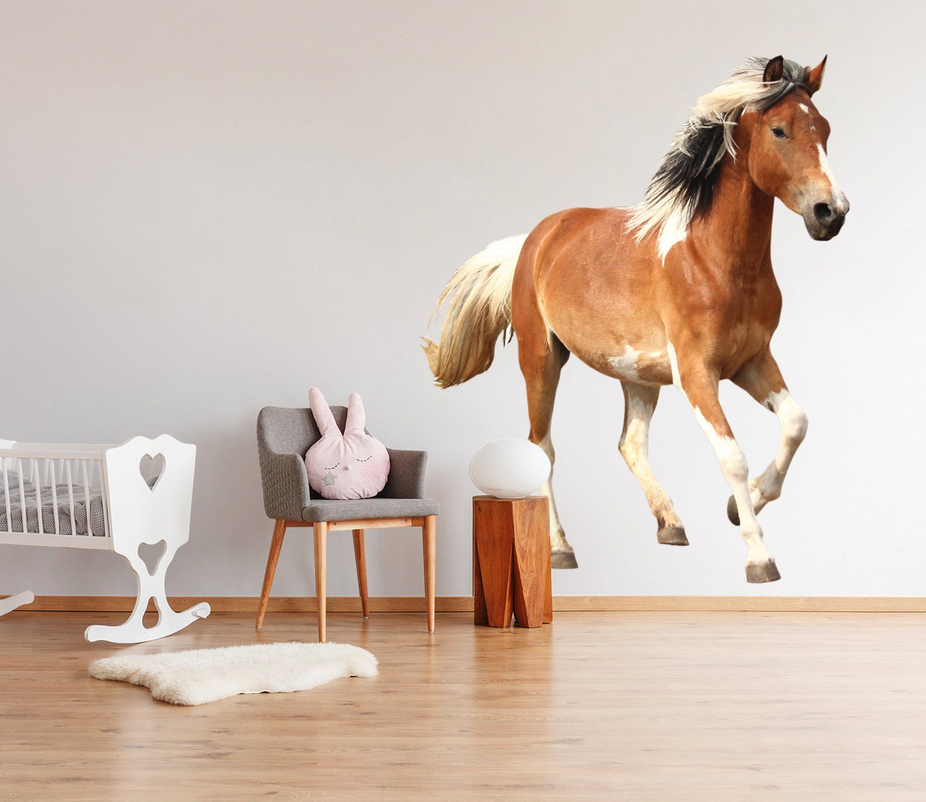 3D Free Running Horse 109 Animals Wall Stickers Wallpaper AJ Wallpaper 