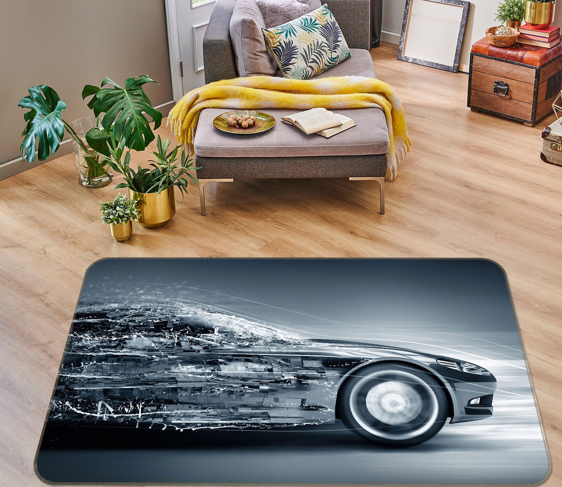 3D Car 67200 Vehicle Non Slip Rug Mat