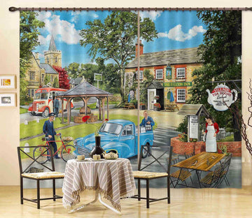 3D The Village Tearooms 116 Trevor Mitchell Curtain Curtains Drapess Curtains AJ Creativity Home 