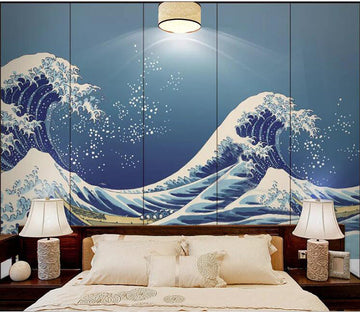 3D Stormy Waves 835 Wall Murals Wallpaper AJ Wallpaper 2 