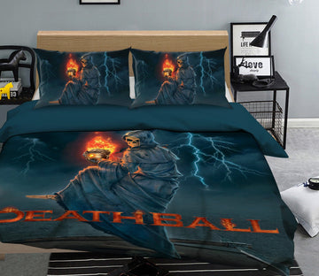 3D Death Ball 036 Bed Pillowcases Quilt Exclusive Designer Vincent Quiet Covers AJ Creativity Home 