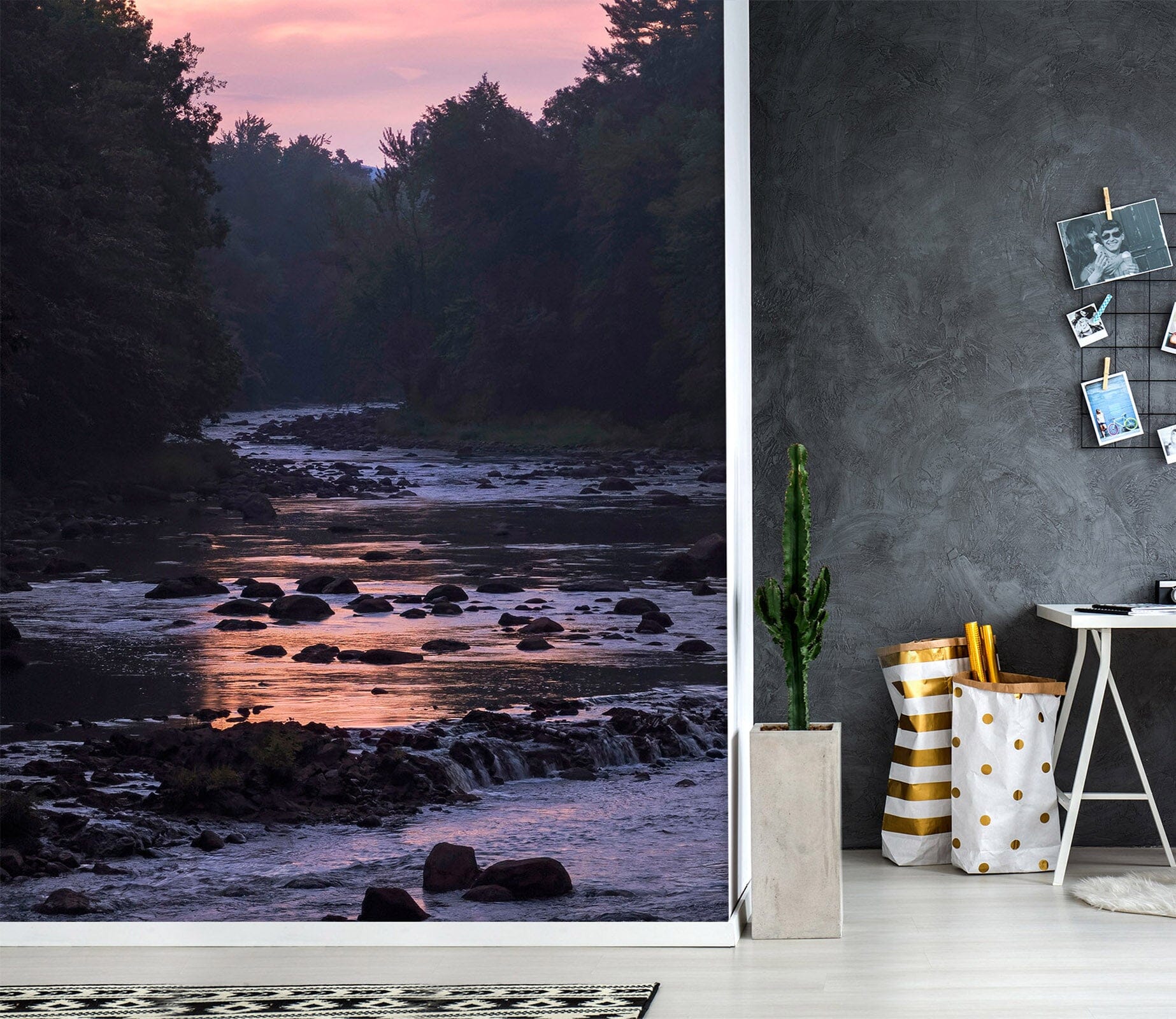 3D Stone River 137 Jerry LoFaro Wall Mural Wall Murals Wallpaper AJ Wallpaper 2 